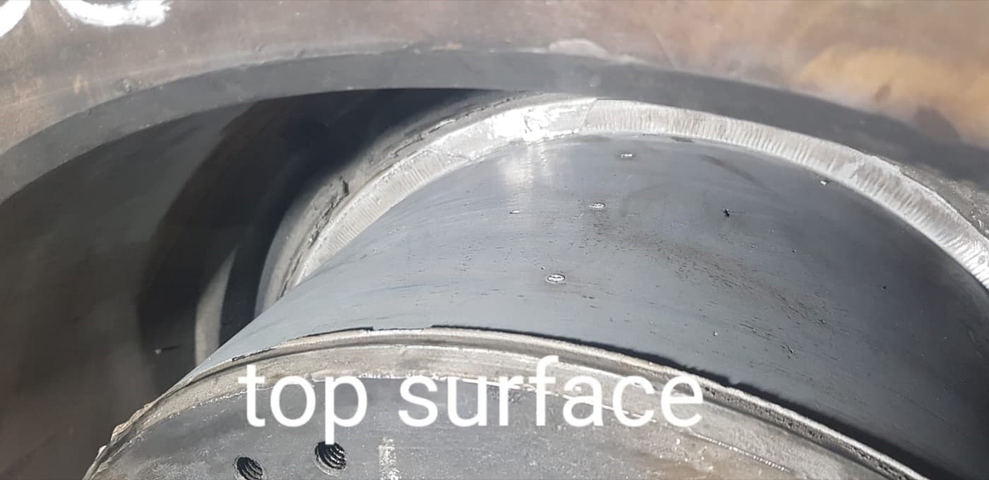 Gearbox bearing bore cleaned and rebuilt cold by CM Solutions US