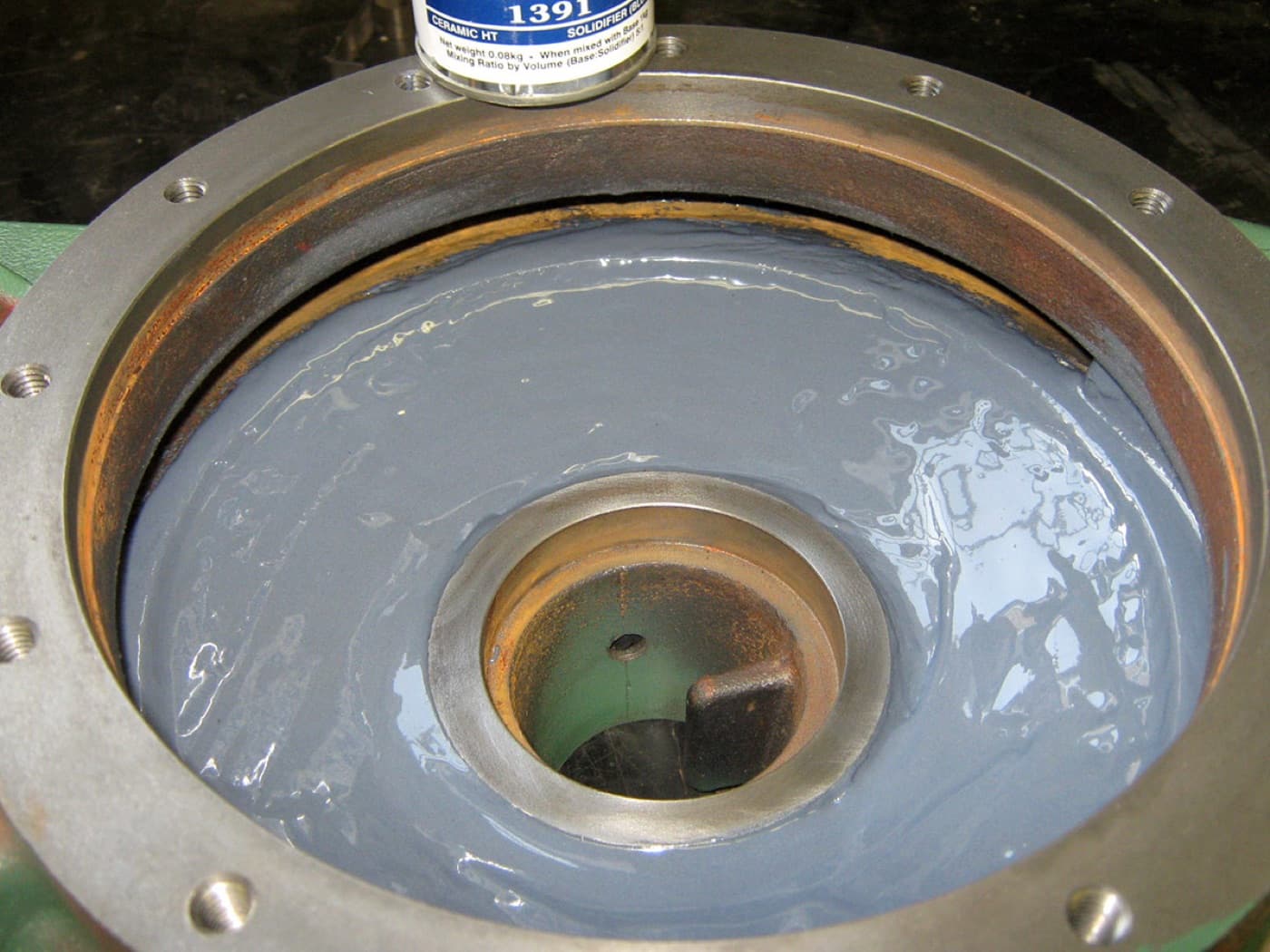 Cracked compressor casing sealed and rebuilt cold by CM Solutions US