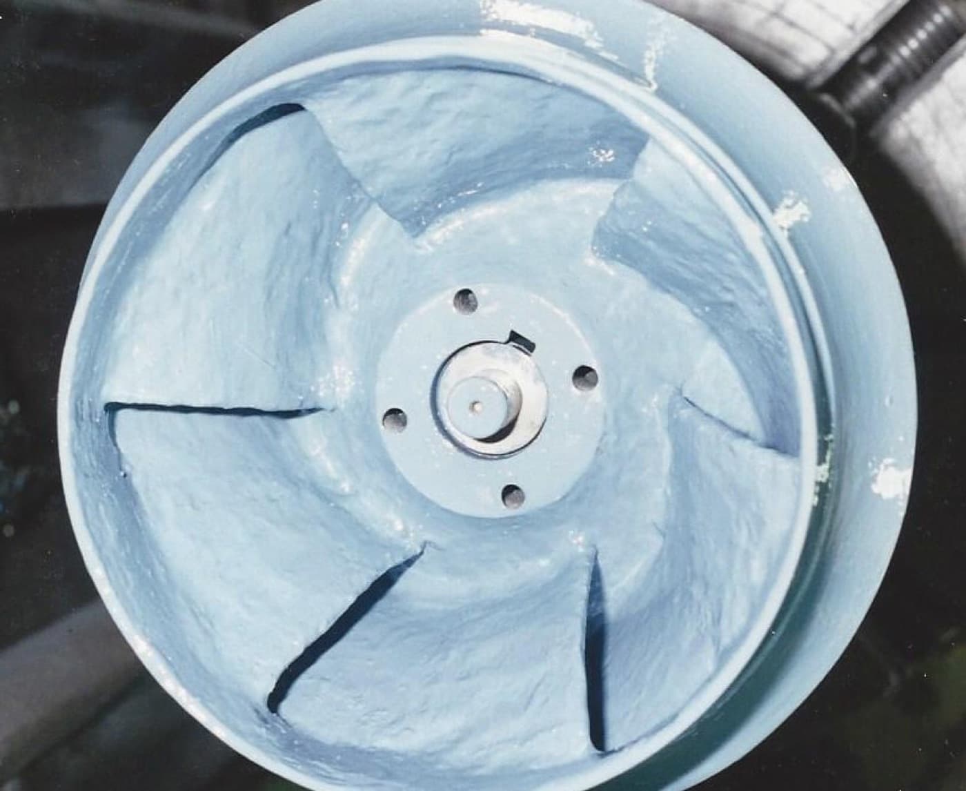 Centrifugal pump casing rebuilt and coated by CM Solutions US